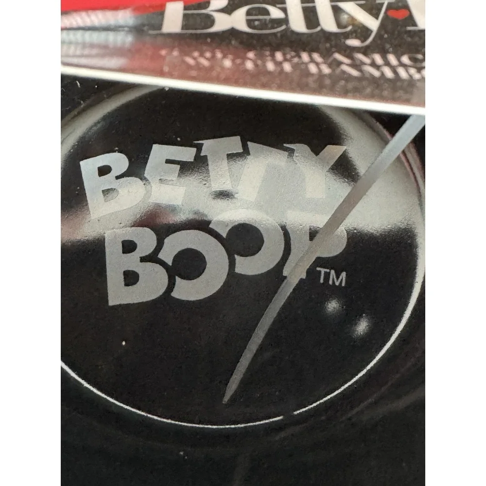 Betty Boop Hearts Ramen Noodle Ceramic Bowl Chopsticks New - Picture 7 of 8